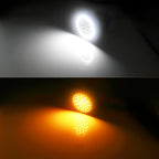 Set of 2 Amber LED Bullet Shape Turn Signal Lights for Harley Davidson