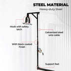 600LBS Truck Hitch Deer Hoist & Gambrel Kit with 360° Swivel