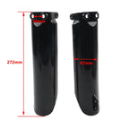 White Front Fork Guard Covers for Chinese 125-190cc Pit Dirt Bikes