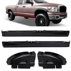 Set of 4 Rocker Panels & Cab Corners for Dodge Ram Pickup (2002–2008)