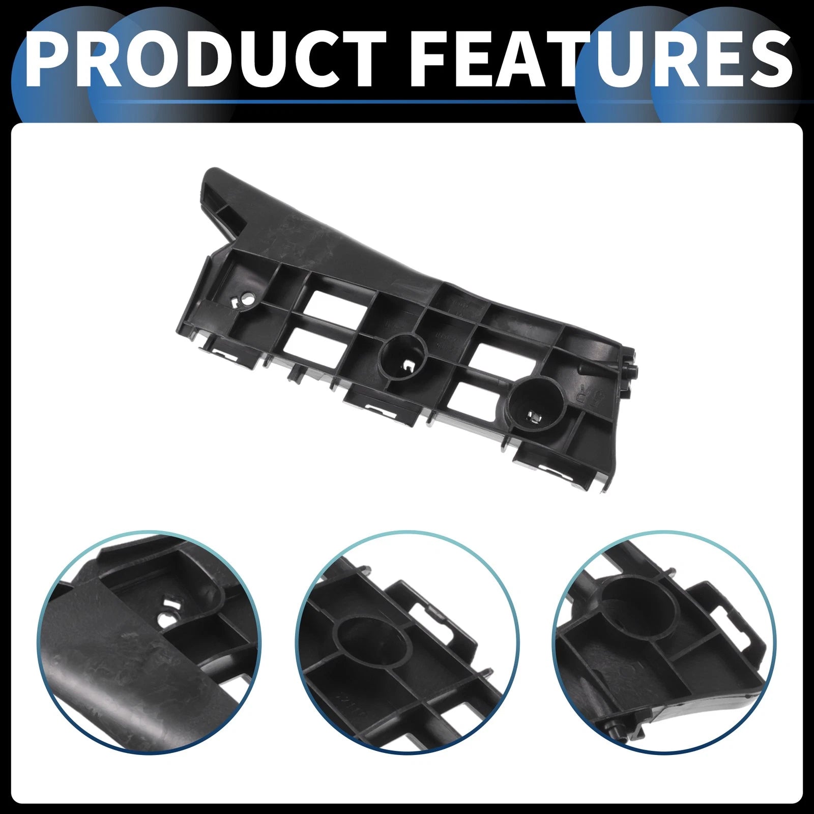 1pc Right Front Bumper Retainer Bracket No. 5211547020 for Toyota Prius (2010–2015)