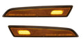 Amber LED Hood Fender Side Marker Lights Left Right for Volvo VNL (2018–2024)