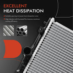 Radiator with Trans Oil Cooler for Mitsubishi Galant (1994–1998)