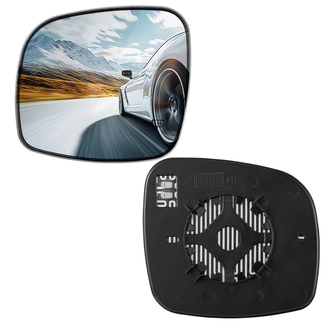 Left Driver Side Heated Mirror Glass for 2011–2019 Dodge Grand Caravan 3.6L