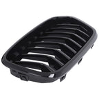 Front Bumper Grille for BMW X2 Series (2018–2023) Gloss Black