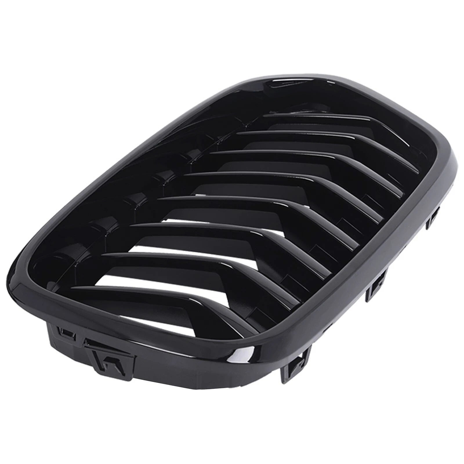 Front Bumper Grille for BMW X2 Series (2018–2023) Gloss Black