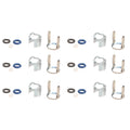 6pc Fuel Injector O-Ring Kit for Audi A4 A6 Q5 (DOHC)