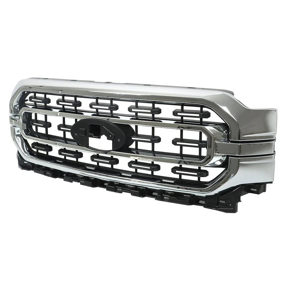 Front Bumper Grille for Ford F150 XLT (2021â2022) Chrome Trim