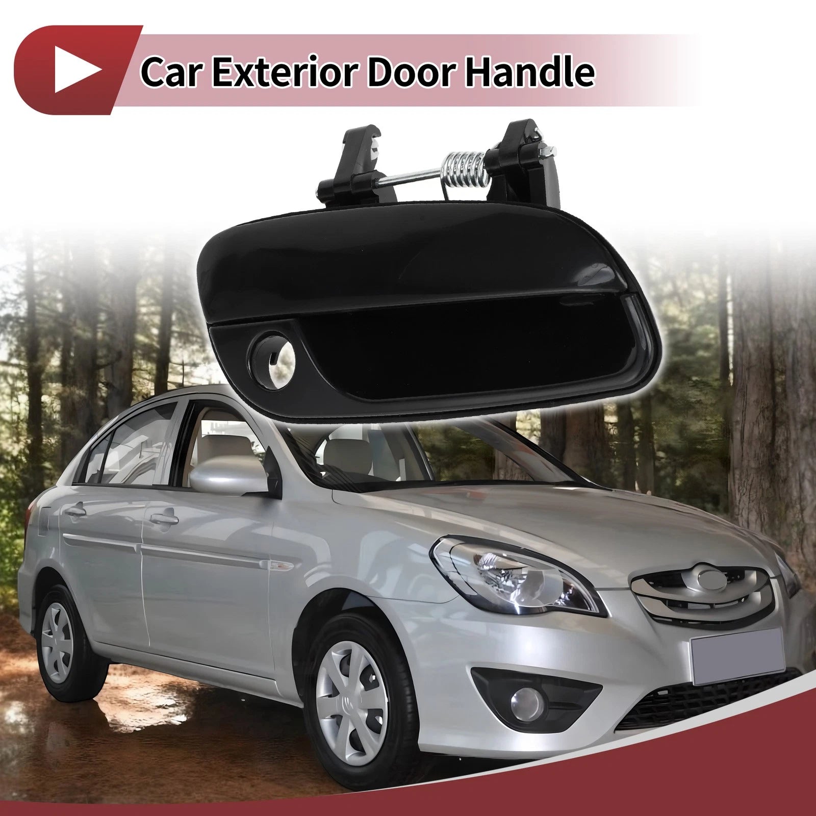 Exterior Door Handle for Hyundai Elantra (2017–2020) No. 826602D000 Black