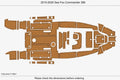 EVA Foam Teak Deck Flooring for Sea Fox 266 Commander (2020)