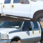 Set of 4 Chrome Door Handle Covers for Ford F250 F350 F450 F550 Super Duty (1999–2016)