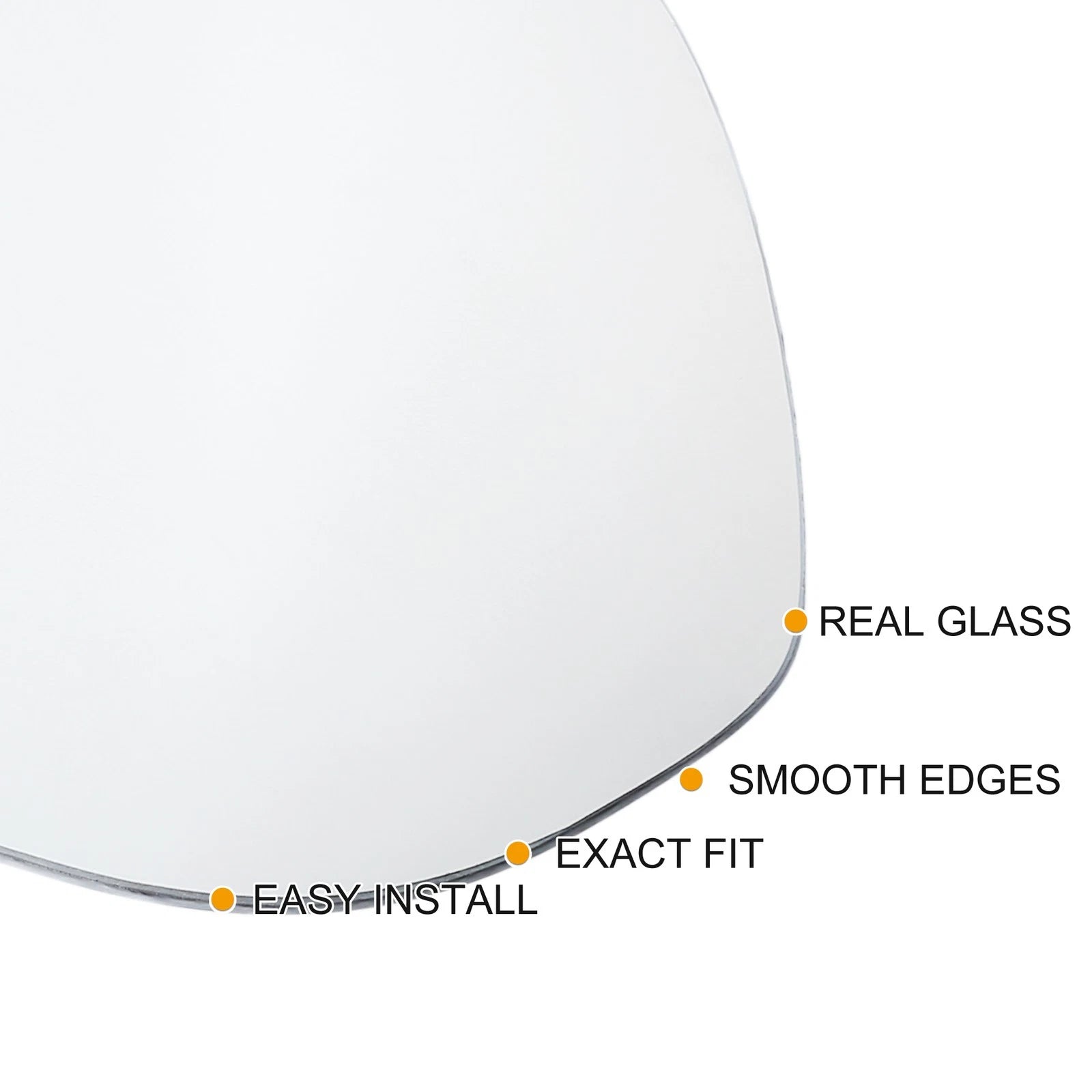 Right Heated Mirror Glass for Kia Rio (2018–2022) No. 87621H9020