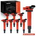 Red Ignition Coil Pack for Toyota 4Runner Sequoia Lexus GS430 LS430 (1997–2004)