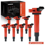 Red Ignition Coil Pack for Toyota 4Runner Sequoia Lexus GS430 LS430 (1997–2004)