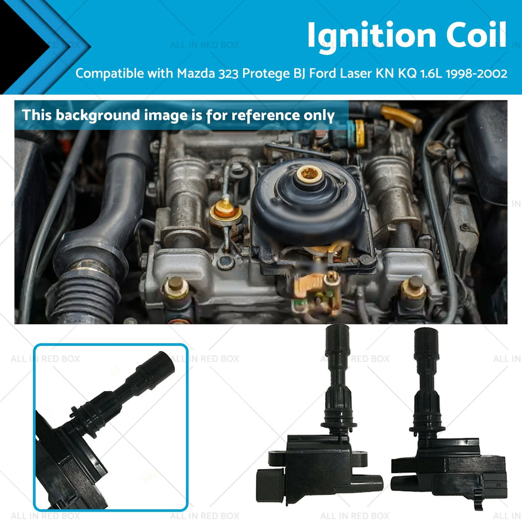 2X Ignition Coils Pack for Mazda 323 Protege (BJ) Ford Laser (KN KQ) 1.6L