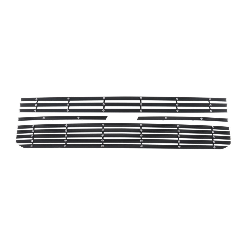 Upper Black Rivet Billet Grille for Chevy Silverado 1500 LT Trail Boss (2019-2022)