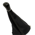 Manual Shift Boot Cover for Honda Civic (1998–2002) Carbon Fiber Beige Stitch