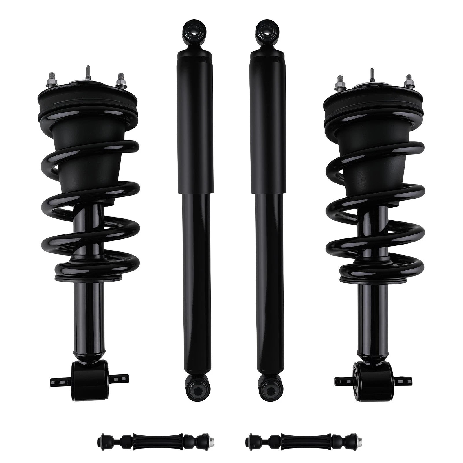 6x Front Struts Rear Shocks Sway Bar Kit for Silverado Sierra 1500 (2014–2018)