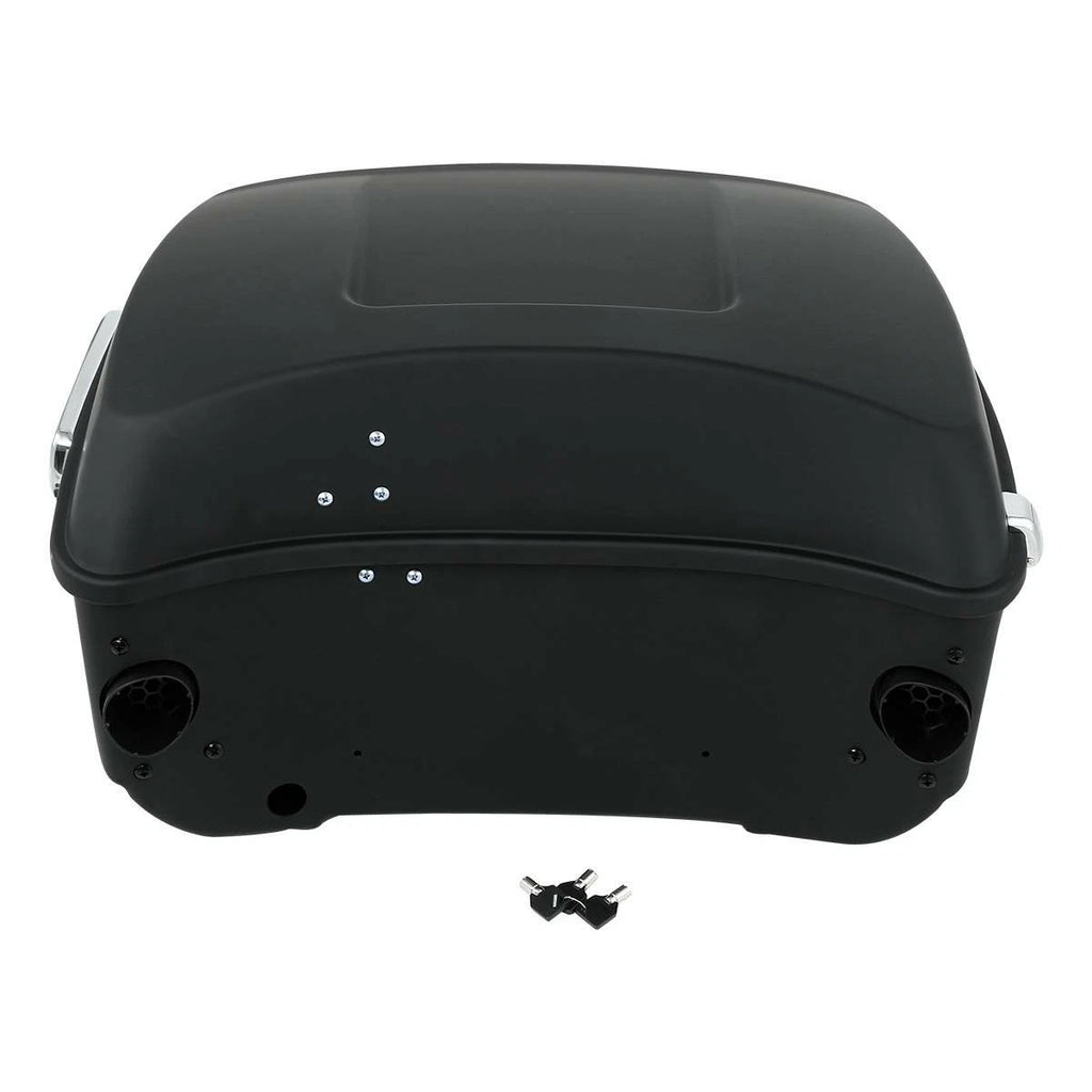 Matte Black Trunk Pad Mount Rack for Harley Touring Street Glide (2014–2026)