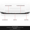 Front Bumper Valance Lower Air Deflector for Silverado 2500 3500 HD (2011–2014)