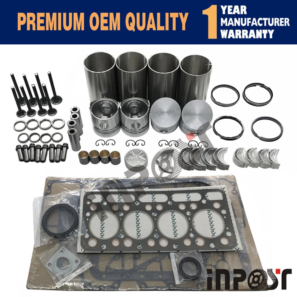 Engine Overhaul Rebuild Kit V1502 V1502C for Kubota RX3600 L2050DT L235DT