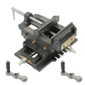 5" Cross Press Vise for Sliding Drill Shop Grip Tools (Heavy Duty)