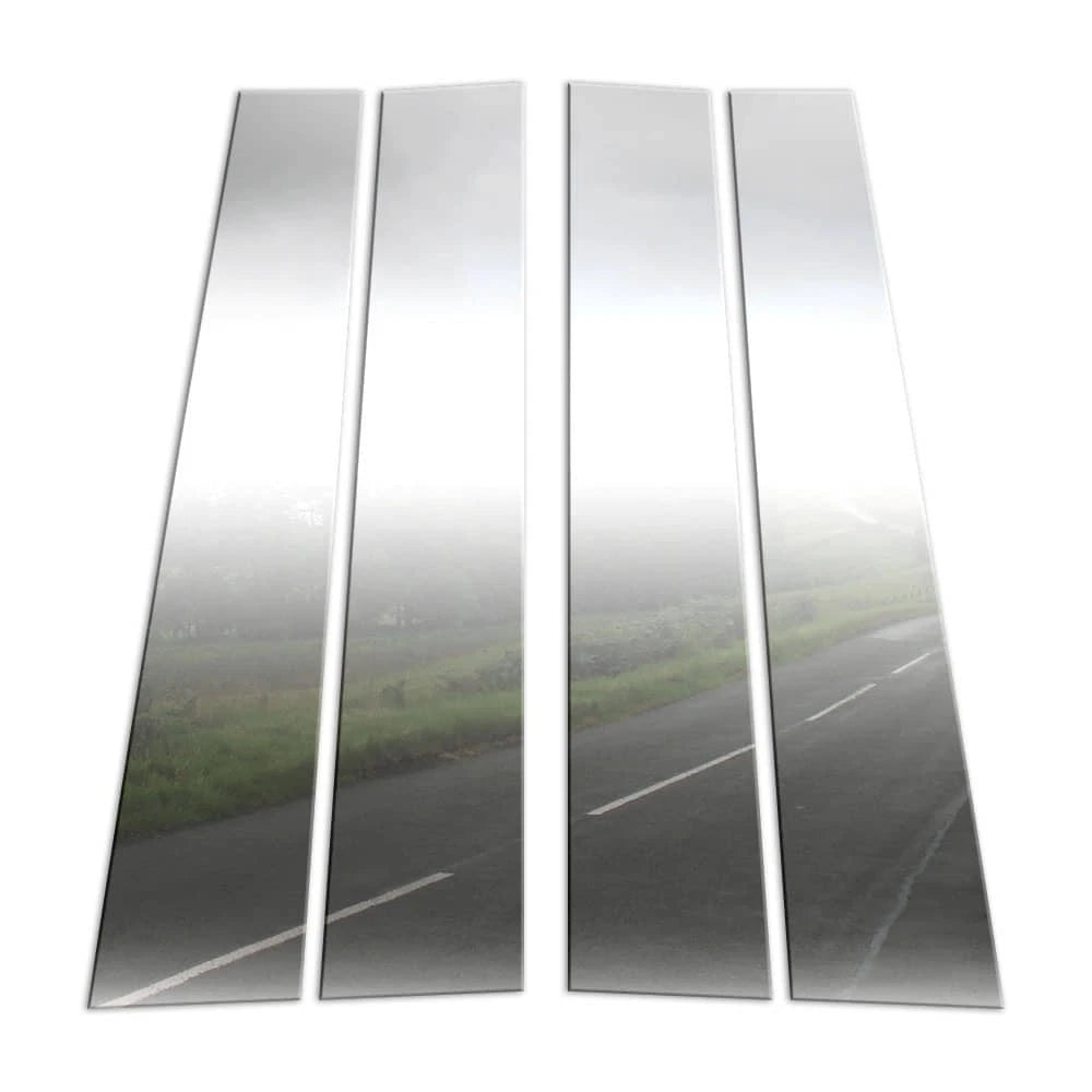 Diamond Grade 4pc Stainless Steel Pillar Post Covers for 2007-2014 Ford Edge