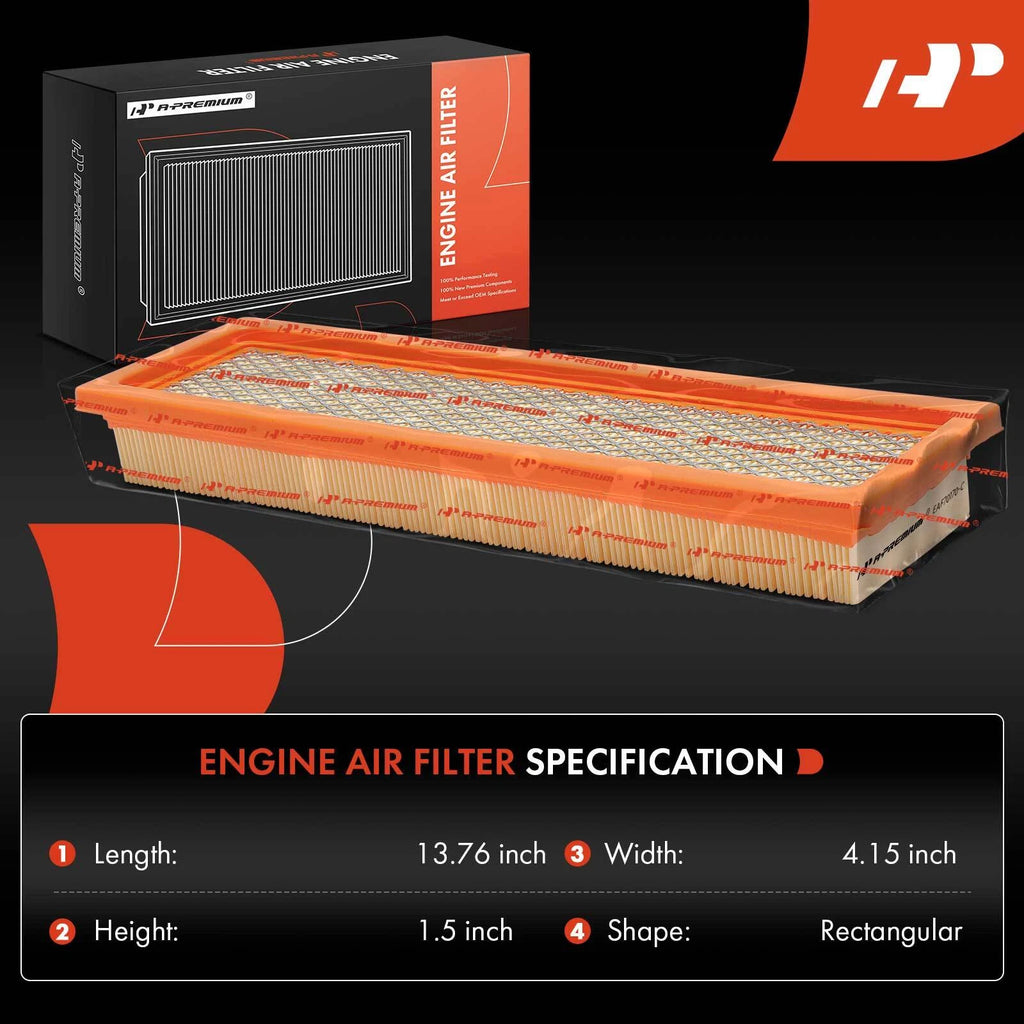 Engine Air Filter for Chevy Caprice, Buick Roadmaster, Oldsmobile (1990â1993)