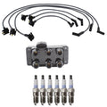 Set of 6 Hitachi Ignition Coils & Denso Iridium Spark Plugs for Mustang V6