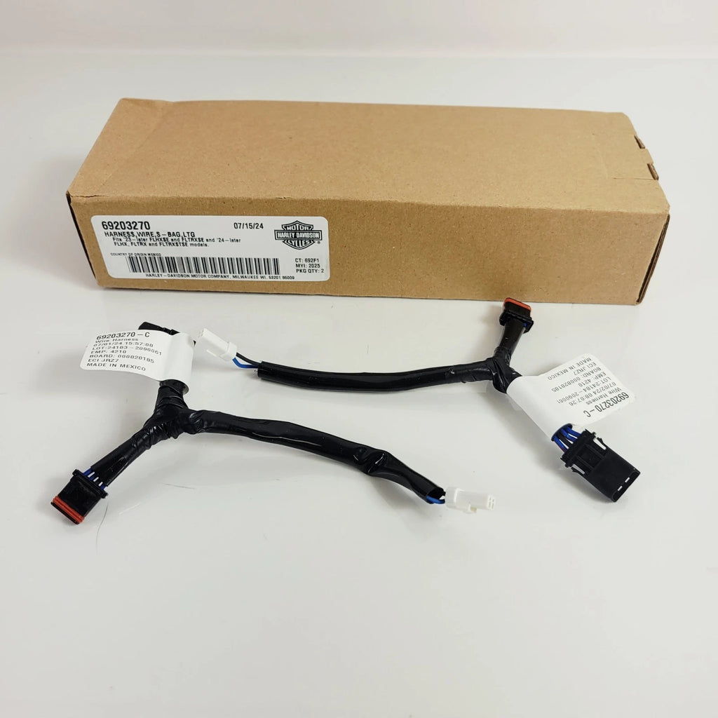 2pc Saddlebag Lighting Wire Harness for Harley Touring (2023–2026) 69203270