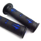 Set of 2 Rubber Hand Grips for Yamaha Dirt Bike (7/8" Left, 1" Right)