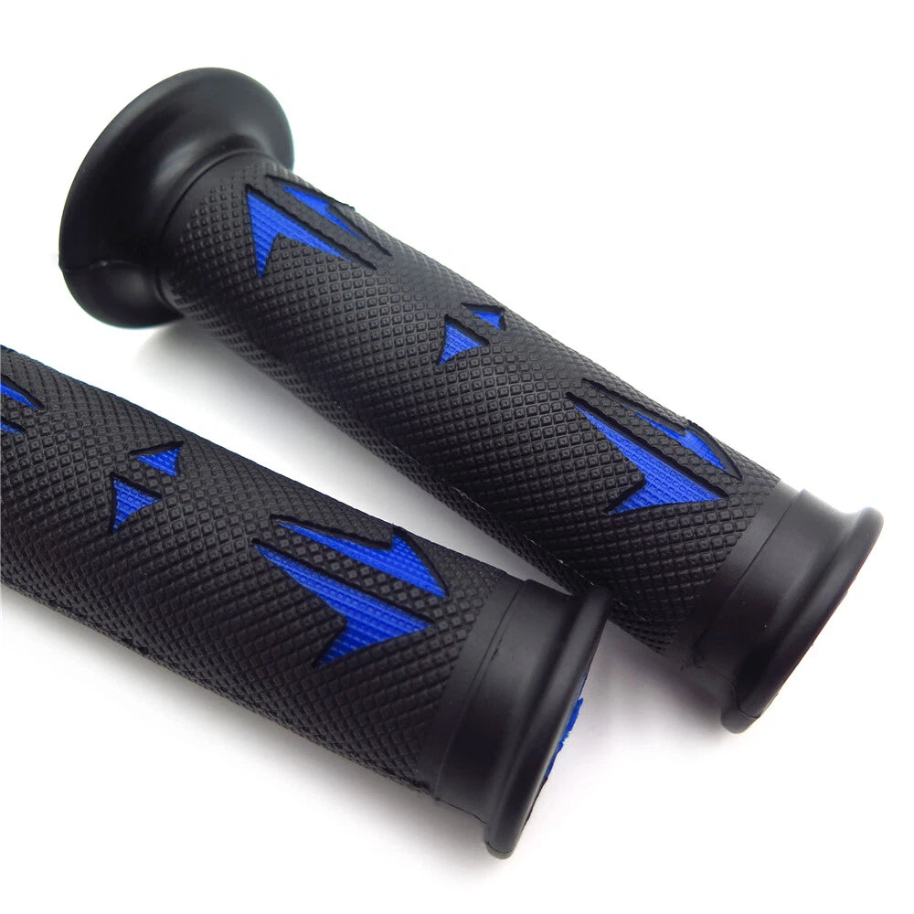 Set of 2 Rubber Hand Grips for Yamaha Dirt Bike (7/8" Left, 1" Right)