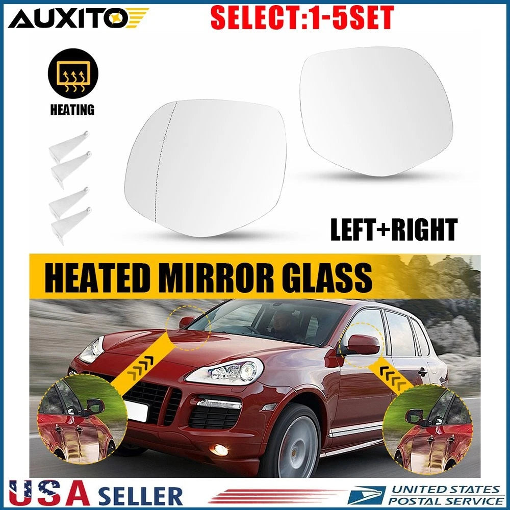 Heated Mirror Glass Set for Porsche Cayenne (2008–2010) 95573103804