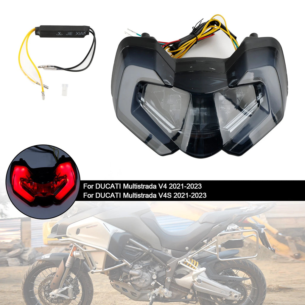 Tail Light Integrated Turn Signals for Ducati Multistrada V4S V4 (2021–2023) #2