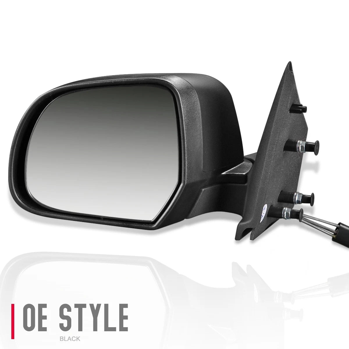 OE Style Manual Side View Door Mirror Left for Nissan Versa (2012–2015) NI1320226