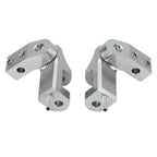 Silver Aluminum CNC Motorcycle Foot Pegs