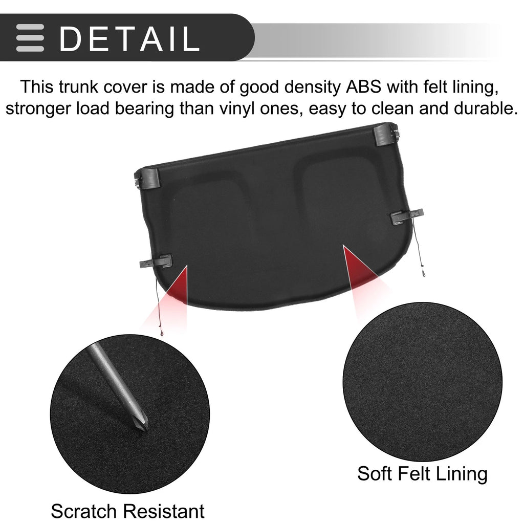 Parcel Shelf Boot Load Cover for Mercedes-Benz GLA250 (2015–2020)