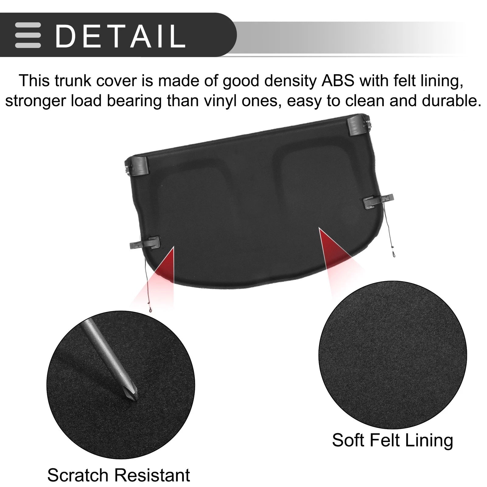 Parcel Shelf Boot Load Cover for Mercedes-Benz GLA250 (2015–2020)