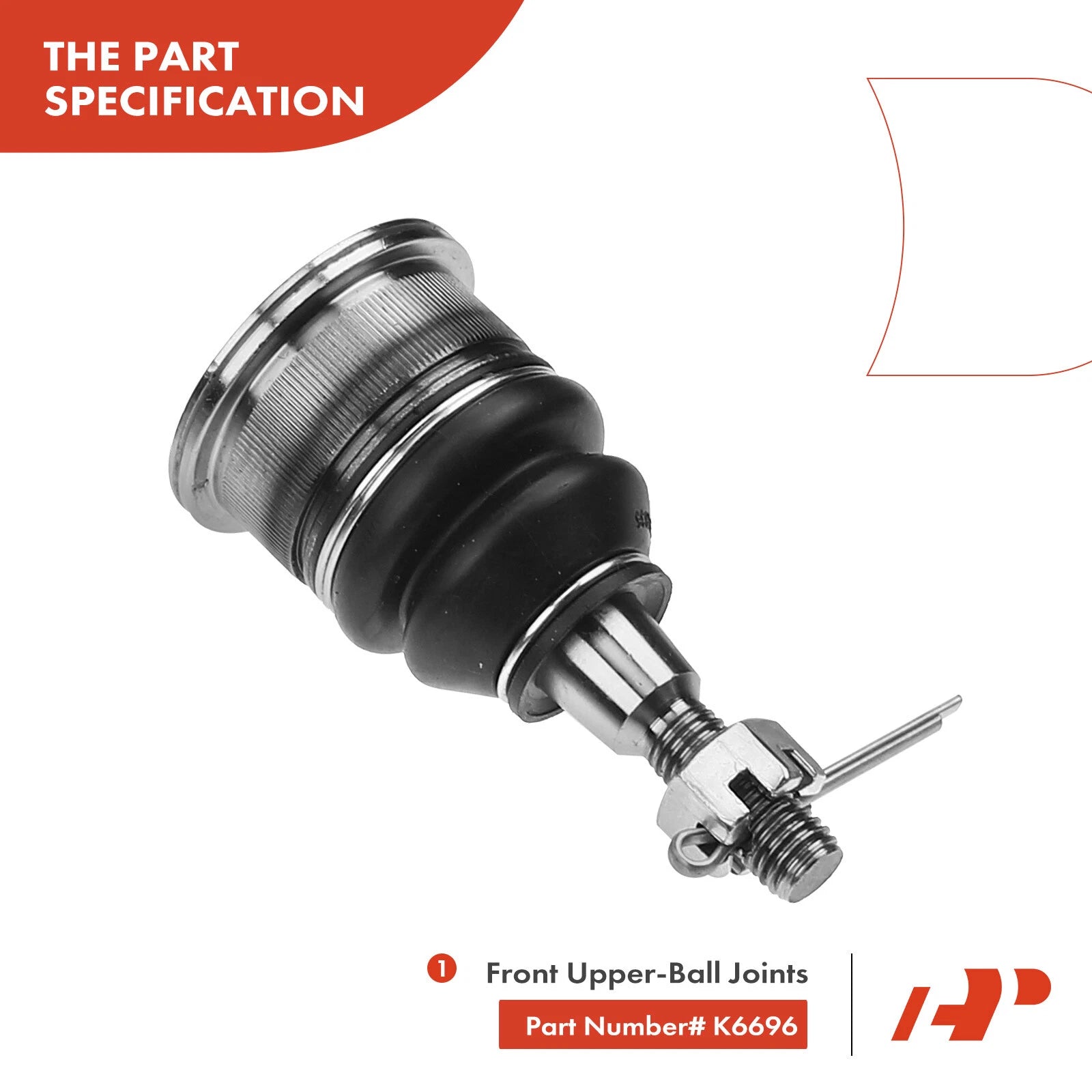6x Front Idler Arm and Ball Joints for Chevy Silverado 2500 (1999–2004)