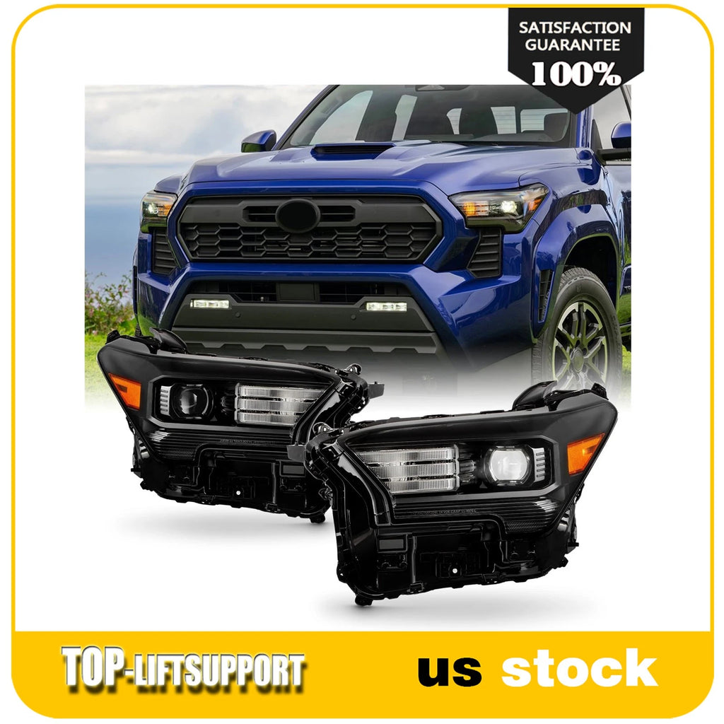 2Pcs Pair LED Headlights for Toyota Tacoma (2024–2025)