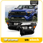 2Pcs Pair LED Headlights for Toyota Tacoma (2024–2025)