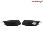 Set of 2 Black Fog Light Covers for Honda Civic Sedan/Coupe (2016–2018)