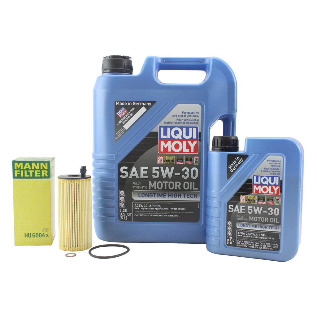 6L Liqui Moly Longtime High Tech 5W30 Oil Change Kit for BMW N47D20 (2007–2015)