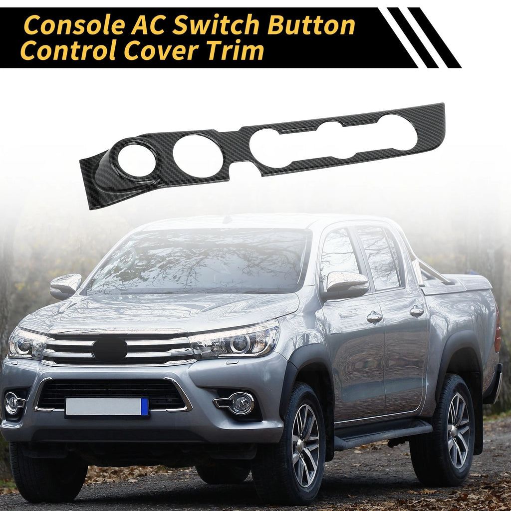 Carbon Fiber Console AC Switch Button Control Trim for Toyota Tacoma (2016–2023)
