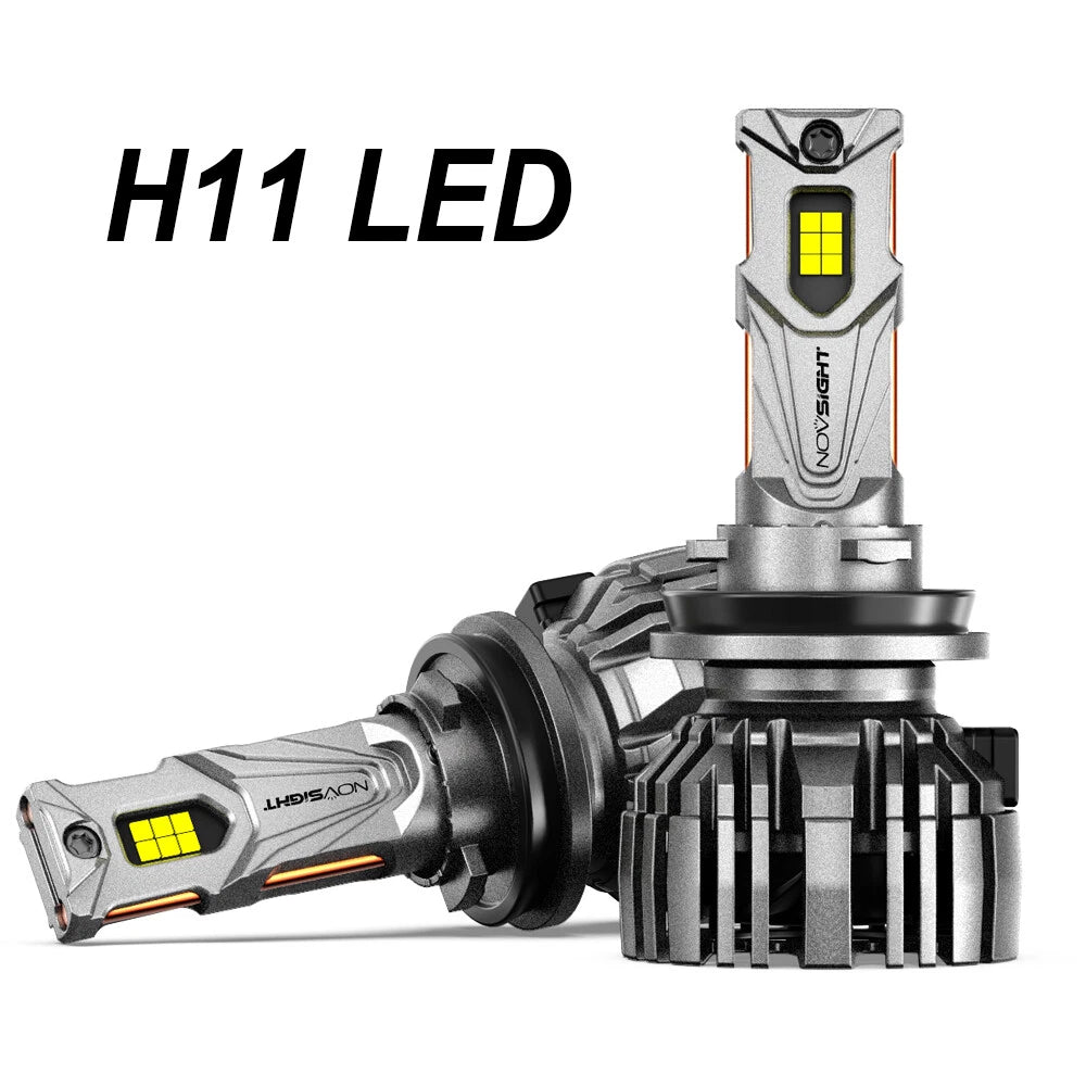 H11 H8 H9 LED Headlight Bulbs 30000LM 6500K for NOVSIGHT (2010–2023)