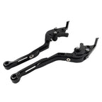Black Extendable Brake Clutch Levers for Aprilia Tuono V4 1100RR (17-21)
