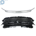 Front Upper Grille with Center Chrome Trim for Chevrolet Tahoe (2021–2022)
