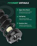 Complete Struts Shocks w/ Coil Springs for Dodge Challenger (2012–2019)