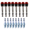 Set of 8 Ignition Coils & Spark Plugs for Audi R8 RS5 S5 RS6 (2008–2021)