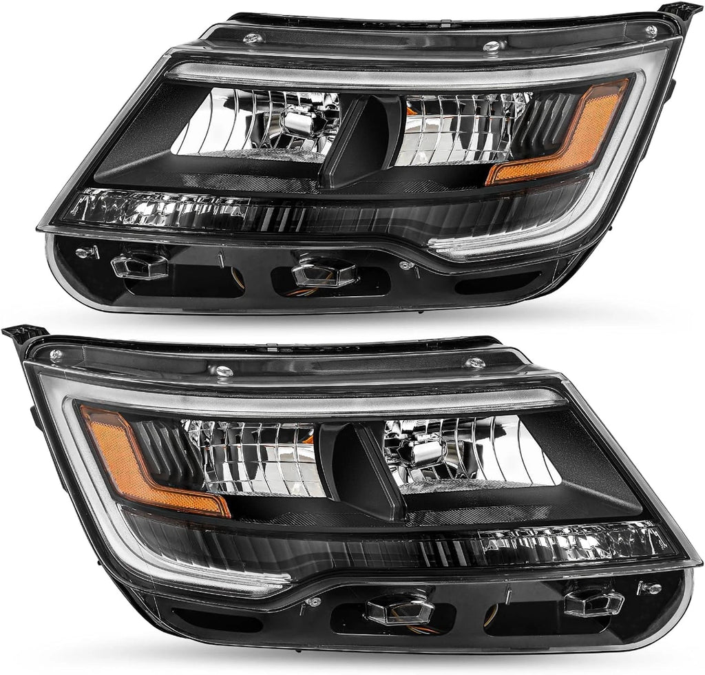 LED DRL Headlights for Ford Explorer Limited/XLT/Platinum (2016–2019)